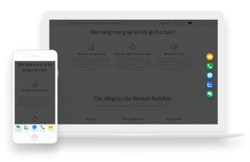 Nhúng nút liên hệ lên website